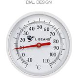 L-bonen RVS hand gemaakte koffie thermometer koffie sonde water temperatuur meter  stijl: lange sonde