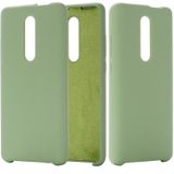 Effen kleur Liquid silicone dropproof beschermende case voor Xiaomi Redmi K20/K20 Pro/mi 9T/mi 9T Pro (groen)
