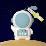 6052 Cartoon Space Man Fan Met Lanyard Draagbare Mini USB Opladen Handheld Fan (Lichtblauw)