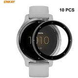 Voor Garmin Venu 2S / Vivoactive 4S 40mm 10 stks Enkay Hat-Prince 3D Full Screen Soft PC Edge + PMMA HD-scherm Protector Film