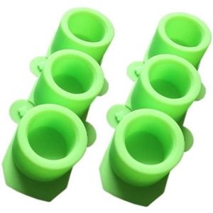 2 STKS 3 Grid Ronde Ice Cup Ice Tray Siliconen Mal Cakevorm (Groen)