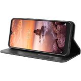 For AT&T Fusion 5G Magnetic Buckle Retro Texture Leather Phone Case(Black)