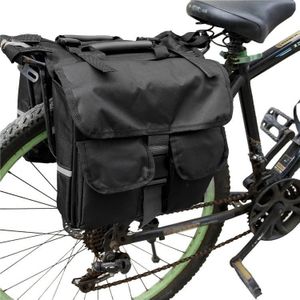 Outdoor Fiets Motorfiets Mountainbike Achter Pak Tas Na Rijden Shelf Bag (Zwarte Rand)