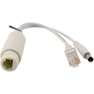 ESCAM POE S2 Data Exchange kabel POE Splitter verbinden met POE switch voor IP-camera's  transmissie afstand: 30m(White)