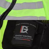 Ghost Racing GR-Y06 Motorfietsrijden Vest Veiligheid Reflecterend Vest  Grootte: XL (Fluorescerend groen)