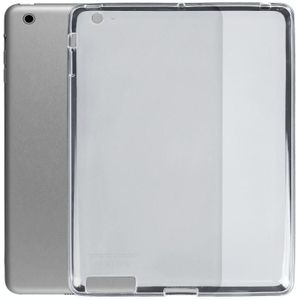 Voor iPad 4 / 3 / 2 / 1 TPU-tablethoes (Frosted Clear)