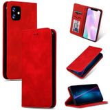 Retro huid voelen Business magnetische horizontale Flip lederen case voor iPhone 11 (rood)