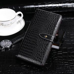 Voor Nokia C3 idewei Crocodile Texture Horizontale Flip Lederen Case met Holder & Card Slots & Wallet(Zwart)