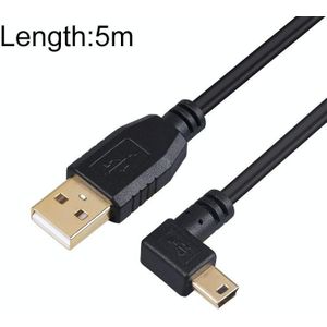 5m Elbow Mini 5 Pin to USB 2.0 Camera Extension Data Cable