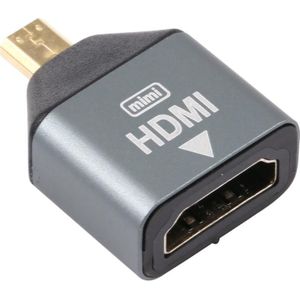 Micro HDMI Male naar HDMI Female Vergulde Hoofdadapter