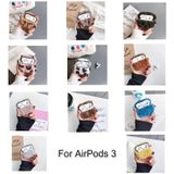 Voor Apple AirPods Pro Pluche Bluetooth-hoofdtelefoonbeschermhoes (Leopard Pink)