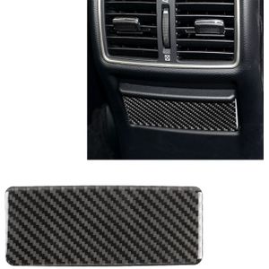 Auto koolstofvezel achterbank asbak panel decoratieve sticker voor Infiniti Q50/q60