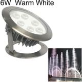 6W Square Park Landscape LED Underwater Light Pool Light (Warm Wit Licht)