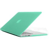 MacBook Pro Retina 15.4 inch Frosted structuur hard Kunststof Hoesje / Case (groen)