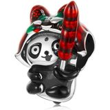 S925 Sterling Silver Tiger Panda Kralen DIY Armband Necklace Accessoires