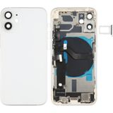 Batterij Achterkant Assemblage (met Side-toetsen & Luidspreker & Motor & Camera Lens & Kaart Lade & Power Button + Volumeknop + Oplaadpoort & Draadloze oplaadmodule) voor iPhone 12 Mini