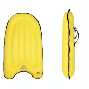 OMOUBOI SOFO00O3-H Opblaasbare Surfplank Kinderen zwemmen drijfvermogen bed opvouwbaar water ski (geel)