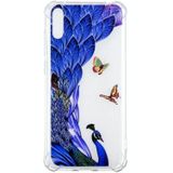 Peacock patroon olie relif TPU Case voor Huawei genieten van 9