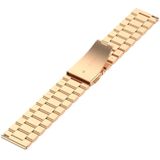 18mm Steel Wrist Strap Watch Band voor Fossil Female Sport / Charter HR / Gen 4 Q Venture HR (Rose Gold)
