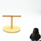 Creatieve houten papegaai vogel Frosted stand speelgoed  grootte: klein (logs)