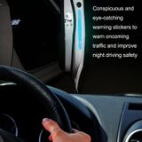5sets Auto Opening Deur Anti-Collision Veiligheidswaarschuwing Reflector(Diamond White)