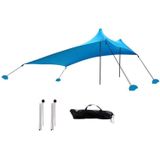 Outdoor Beach Lycra Canopy Camping Tent Sunshade Fishing Tent  Size: 300x300x200cm(Blue)