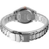 SKMEI 1534 elegant waterdicht quartz stalen band horloge met diamant inleg (Silver Rose Gold)