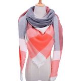 Lente Winter gebreide sjaal nek geruite Pashmina warme sjaals omslagdoeken Lady wrap (B17)