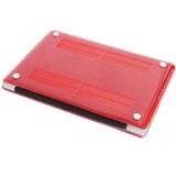 MacBook Pro Retina 13.3 inch Kristal structuur hard Kunststof Hoesje / Case (rood)