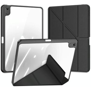 Voor iPad 10th Gen 10.9 2022 DUX DUCIS Magi Series Smart Leather Tablet Case (Zwart)