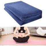 Yoga Blanket Meditation Auxiliary Blanket Yoga Supplies(Navy)