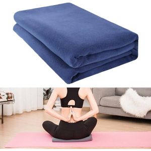 Yoga Blanket Meditation Auxiliary Blanket Yoga Supplies(Navy)