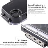 PULUZ 40m/130ft Waterproof Diving Housing Photo Video Taking Underwater Cover Case for iPhone XR(Black)