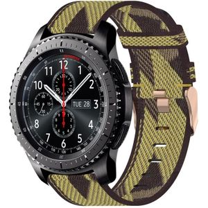 Voor Huawei Watch 32mm nylon geweven horlogeband