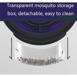 Home Mute Mosquito Killer High-Efficiency Inhalatie USB Fysieke LED Mosquito Killer (Zwart)