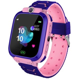 Q12B 1 44 inch kleur scherm Smartwatch voor kinderen  ondersteuning LBS positionering/tweeweg kiezen/One-Key EHBO/stem monitoring/Setracker APP (roze)