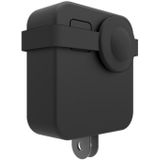 PULUZ voor GoPro Max dubbele lens caps Case + Body silicone beschermhoes (zwart)