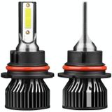 F2 9007/HB5 2 PCS DC9-36V/25W/6000K/2500LM IP68 Waterdichte Koplamp van de Auto LEIDEN (Koud Wit Licht)