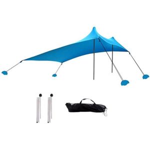 Outdoor Beach Lycra Canopy Camping Tent Sunshade Fishing Tent  Size: 210x200x150cm(Blue)