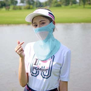 PGM Golf stofbescherming nek zonnebrandcrme masker buitensport masker (blauw)