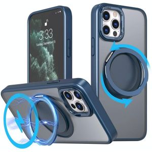 Voor iPhone 11 Pro Max 360 graden draaibare MagSafe magnetische houder telefoonhoesje