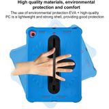 Shield 360 Rotatie Handvat EVA Shockproof PC Tablet Case Voor iPad 10.2 2019/2020/2021/Pro 10.5 2017/Air 2019 (Blauw Zwart)