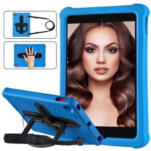 Shield 360 Rotatie Handvat EVA Shockproof PC Tablet Case Voor iPad 10.2 2019/2020/2021/Pro 10.5 2017/Air 2019 (Blauw Zwart)