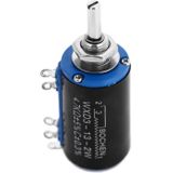 WXD3 - 13 - 2W 4.7K Ohm Multiturn Precisie Potentiometer -Zwart