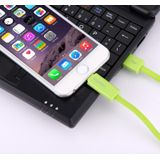 HAWEEL 2 in 1 Micro USB & 8 Pin naar USB Data Sync & laad kabel voor iPhone 6s & 6s Plus / iPhone 6 & 6 Plus / 5 & 5S  Samsung Galaxy S6 / S5  Kabel lengte: 1 meter (groen)