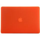 MacBook Pro Retina 13.3 inch Frosted structuur hard Kunststof Hoesje / Case (Oranje)