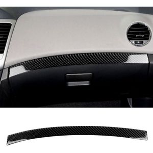 Auto Carbon Fiber Dashboard Decoratieve Streep voor Chevrolet Cruze 2009-2015  Left Drive