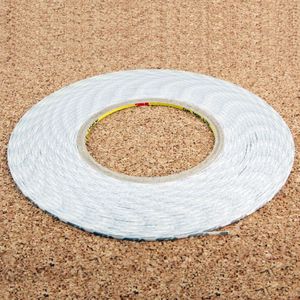 2mm 3M dubbelzijdig zelfklevend Sticker Tape voor iPhone / Samsung / GSM-HTC Touch Panel reparatie  lengte: 50 meter (wit)