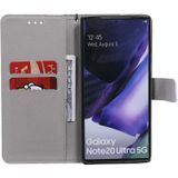 Voor Samsung Galaxy Note 20 Ultra 3D Painting Horizontale Flip Lederen case met Holder & Card Slot & Lanyard(Wind Chimes)