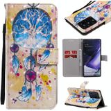 Voor Samsung Galaxy Note 20 Ultra 3D Painting Horizontale Flip Lederen case met Holder & Card Slot & Lanyard(Wind Chimes)
